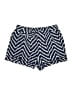 I.N. San Francisco 100% Polyester Chevron-herringbone Blue Shorts Size XL - photo 1