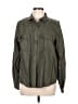 Nine West Green Long Sleeve Button-Down Shirt Size L - photo 1