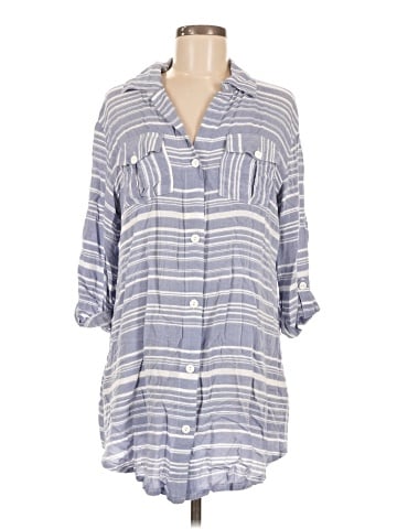 Dotti 3/4 Sleeve Button-Down Shirt (view 1)