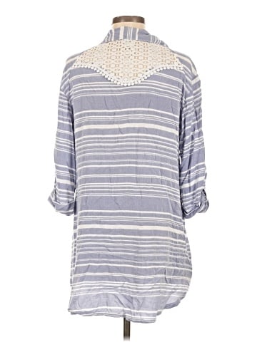 Dotti 3/4 Sleeve Button-Down Shirt (view 2)