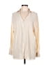 Shein Ivory Long Sleeve Blouse Size L - photo 1