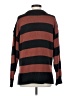 Margaret O'Leary Stripes Brown Turtleneck Sweater Size Sm (0) - photo 2