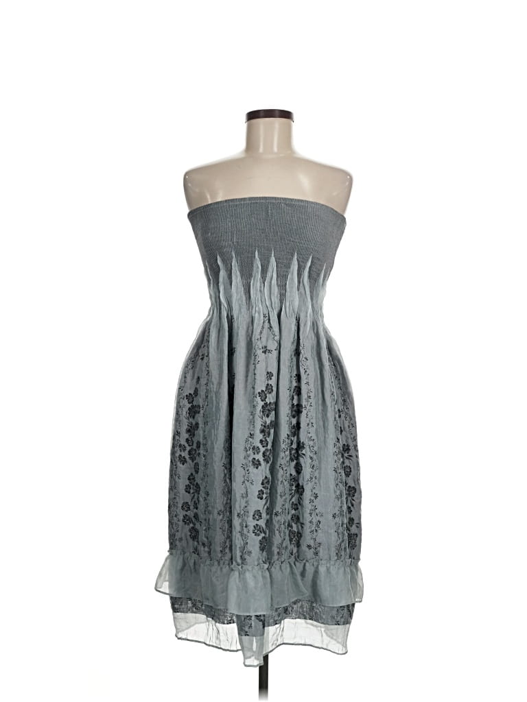 Pre-owned Lapis Formal Skirt In Gray