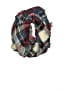 Unbranded Plaid Burgundy Red Scarf One size - photo 1