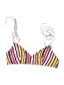 Aria Stripes Yellow Purple Swimsuit Top Size 0 - photo 1