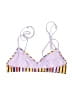 Aria Stripes Yellow Purple Swimsuit Top Size 0 - photo 2