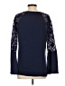 Neiman Marcus 100% Polyester Blue Long Sleeve Blouse Size XS - photo 2