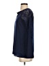 Neiman Marcus 100% Polyester Blue Long Sleeve Blouse Size XS - photo 5