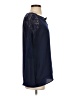 Neiman Marcus 100% Polyester Blue Long Sleeve Blouse Size XS - photo 4
