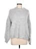 A New Day Solid Gray Pullover Sweater Size L - photo 1