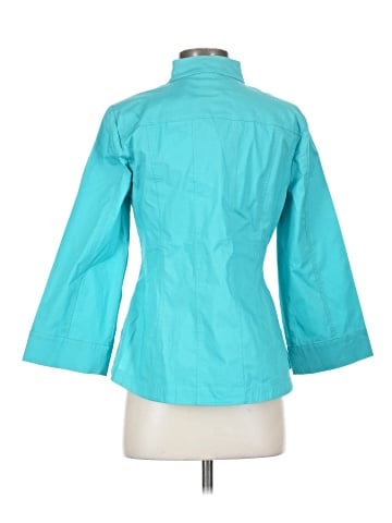 Per Se By Carlisle 3/4 Sleeve Button-Down Shirt (view 2)