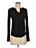 Ann Taylor LOFT 100% Rayon Black Long Sleeve Top Size XS - photo 1