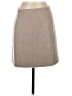 Club Monaco Solid Gray Tan Wool Skirt Size 4 - photo 1