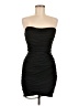 Assorted Brands Solid Black Cocktail Dress Size M - photo 1
