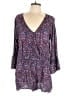 American Eagle Outfitters 100% Viscose Paisley Purple Romper Size L - photo 1
