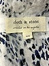 Cloth & Stone 100% Rayon Silver Long Sleeve Blouse Size XS - photo 4
