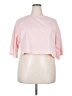 Zanzea Collection 100% Polyester Pink Short Sleeve Top Size XXL - photo 1
