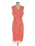 Phase Eight Print Orange Pink Cocktail Dress Size S - photo 1