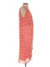 Phase Eight Print Orange Pink Cocktail Dress Size S - photo 4