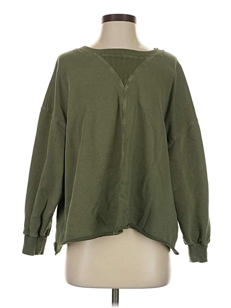 Pre-owned Pink Lily Sweatshirt In Green