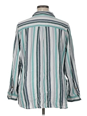Sonoma Goods for Life 3/4 Sleeve Button-Down Shirt (view 2)