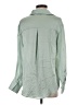 Zara Solid Green Long Sleeve Blouse Size XS - photo 2
