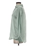 Zara Solid Green Long Sleeve Blouse Size XS - photo 5