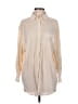 MNG Ivory Long Sleeve Button-Down Shirt Size S - photo 1