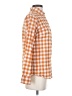 J.Crew 100% Cotton Checkered-gingham Orange Long Sleeve Button-Down Shirt Size 0 - photo 4