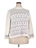 Alfred Dunner Chevron-herringbone White Pullover Sweater Size 2X - photo 1