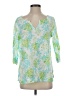 Chico's Green 3/4 Sleeve Blouse Size Sm (0) - photo 1