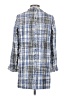 Zara Basic Checkered-gingham Color Block Plaid Tweed Multi Color Blue Coat Size XS - photo 2