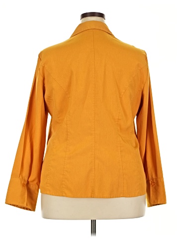 Cato 3/4 Sleeve Button-Down Shirt (view 2)
