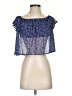 Sage the Label 100% Polyester Blue Short Sleeve Blouse Size S - photo 1