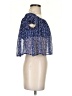 Sage the Label 100% Polyester Blue Short Sleeve Blouse Size S - photo 4