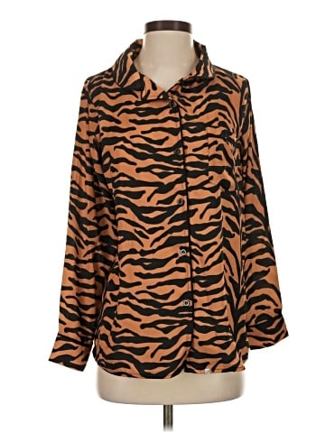 Plush Long Sleeve Blouse (view 1)