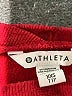 Athleta Paisley Red Burgundy Pullover Sweater Size XXS - photo 7