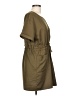 VICI 100% Polyester Solid Brown Casual Dress Size L - photo 4