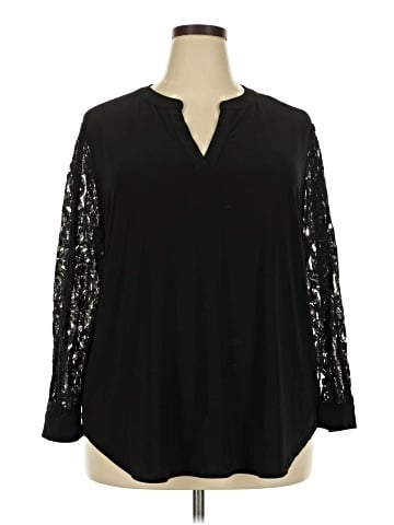 Kasper Long Sleeve Blouse (view 1)