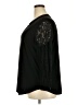 Kasper Black Long Sleeve Blouse Size 2X - photo 5