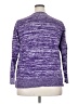 Woman Within 100% Cotton Purple Pullover Sweater Size 18 (L) - photo 2