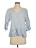 Poetry Blue 3/4 Sleeve Blouse Size S (estimated) - photo 1