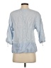 Poetry Blue 3/4 Sleeve Blouse Size S (estimated) - photo 2