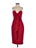 BCBGMAXAZRIA 100% Polyester Solid Red Cocktail Dress Size 0 - photo 1