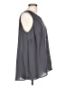 Torrid 100% Polyester Gray Sleeveless Blouse Size Lg Plus (0) - photo 4