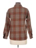 Narces Plaid Brown Long Sleeve Button-Down Shirt Size M - photo 2