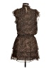 1.State 100% Polyester Animal Print Brown Cocktail Dress Size M - photo 2