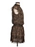 1.State 100% Polyester Animal Print Brown Cocktail Dress Size M - photo 4
