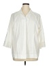 Riders by Lee Ivory 3/4 Sleeve Button-Down Shirt Size 1X - photo 1