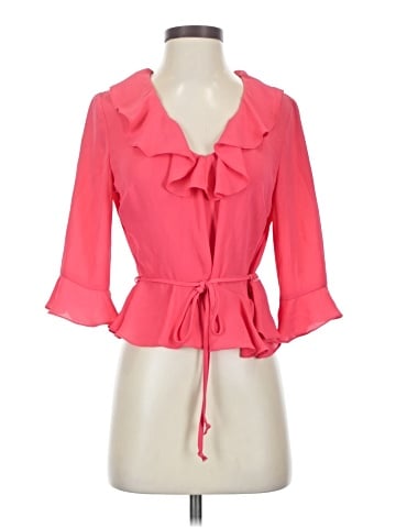 Topshop 3/4 Sleeve Blouse (view 1)